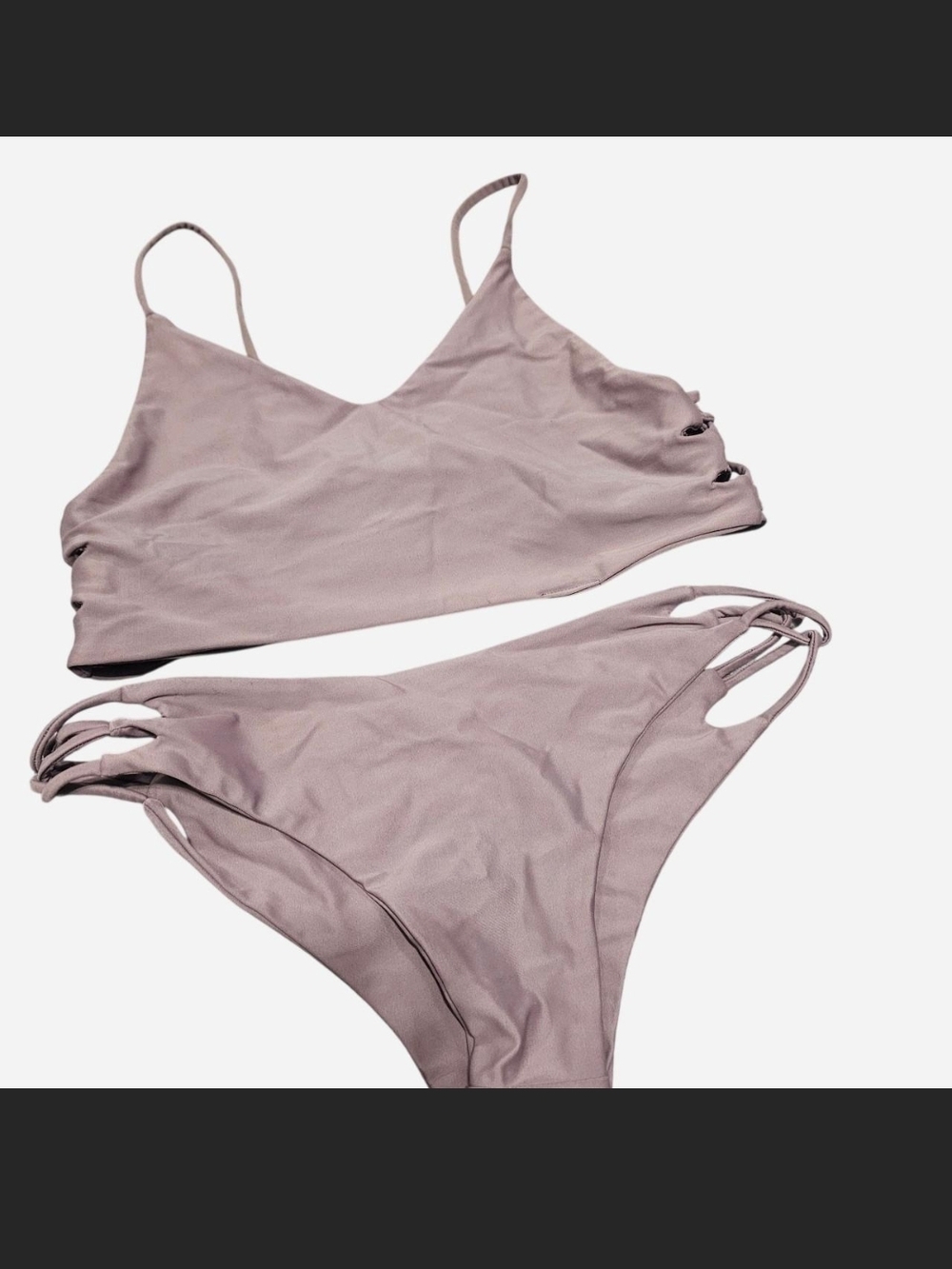 KAOHS Dusty Mauve Strappy Bikini Set